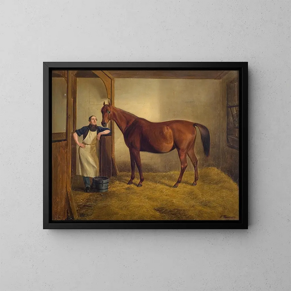 Königin von Saba - Fritz Thomsen — gerahmtes Bild an der Wand