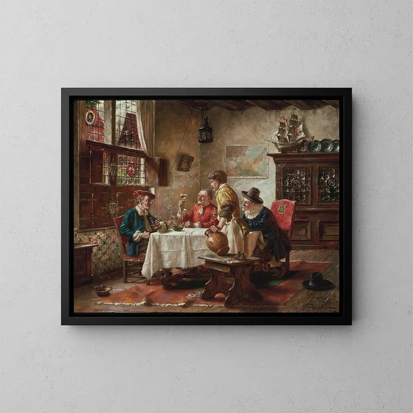 Ein gutes Jahr - Fritz Wagner — gerahmtes Bild an der Wand