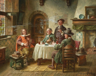 Lesestunde amusante - Fritz Wagner — Ansicht des Kunstwerks
