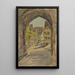 Hirschhorn am Neckar - Fritz Wucherer — gerahmtes Bild an der Wand