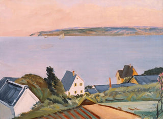 Fujishima Takeji - Distant View of Awajishima.webp
