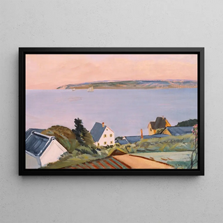 Fujishima Takeji - Distant View of Awajishima.webp