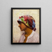 La fille italienne - Fyodor Bronnikov — gerahmtes Bild an der Wand