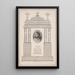 Der christliche Tempel - G. M. Pither — gerahmtes Bild an der Wand