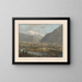 Vue de Brieg - Gabriel Lory le Jeune — gerahmtes Bild an der Wand