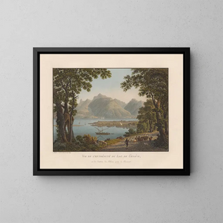 Gabriel Lory the Younger - Vue de lextrmit du Lac de Genve et de lentre du Rhne prs le Boveret.webp