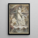 Allegorie auf den Tod von Voltaire - Gabriel de Saint-Aubin — gerahmtes Bild an der Wand