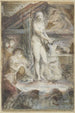 Allegorie auf den Tod von Voltaire - Gabriel de Saint-Aubin — Ansicht des Kunstwerks
