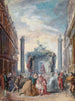 Die venezianischen Feste - Gabriel de Saint-Aubin — Ansicht des Kunstwerks