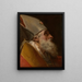 Kopf eines Bischofs - Gaetano Gandolfi — gerahmtes Bild an der Wand