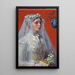 Die Braut - Gari Melchers — gerahmtes Bild an der Wand
