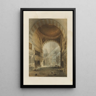 Gaspare Fossati - Aya Sofia Constantinople as recently restored by order of H M the sultan AbdulMedjid Pl24.webp