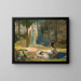 Die Offenbarung von Brynhild, die Sieglind und Sigmund entdeckt - Gaston Bussière — gerahmtes Bild an der Wand
