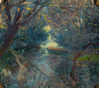 Gaston La Touche - Pond Bathers Canoe.webp