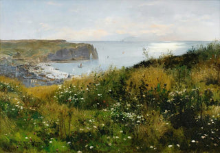 Gaston Roullet - View Of Etretat.webp