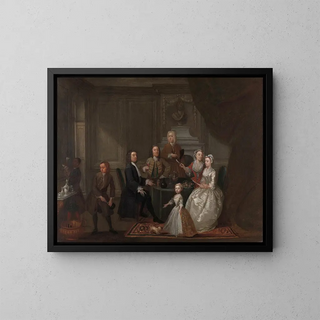 Gawen Hamilton - Group portrait probably of the Raikes family.webp