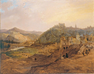 Genaro Prez Villaamil - General View of Toledo from the Cross of the Canons.webp