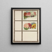 Blumenmuster Gemälde - Genesee Valley Lithograph & Co.. — gerahmtes Bild an der Wand