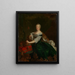 L'impératrice Marie-Thérèse - Georg Adam Eger — gerahmtes Bild an der Wand