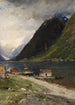 Landschaft des Fjords - Georg Anton Rasmussen — Ansicht des Kunstwerks