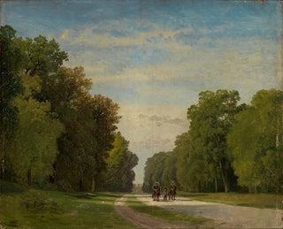 Georg Eduard Otto Saal - Allee bei Fontainebleau.webp