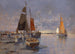 Fischer am Kai bei Sonnenuntergang - Georg Fischhof — Ansicht des Kunstwerks