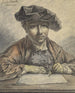 Skizze eines Selbstporträts - Georg Friedrich Schmidt — Ansicht des Kunstwerks