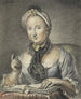 Die Frau des Künstlers mit einem Buch - Georg Friedrich Schmidt — Ansicht des Kunstwerks