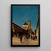 Straße in Tunis - Georg Grimm — gerahmtes Bild an der Wand