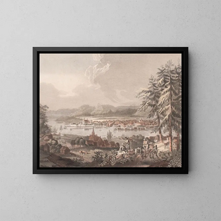 Georg Haas - Udsigt over byen Kristiania.webp