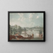 Ansicht der Stadt Frederikshald - Georg Haas — gerahmtes Bild an der Wand
