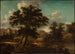 Landschaft mit einer Brücke, einem großen Baum und Reisenden - Georg Heinrich Hergenröder — Ansicht des Kunstwerks