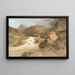 Rue du Gothard - Georg Hesse — gerahmtes Bild an der Wand