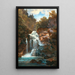 Eine donnernde Wasserfall - Georg Holub — gerahmtes Bild an der Wand