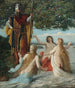 Hagen und die drei Mädchen am Rhein - Georg Kugler — Ansicht des Kunstwerks