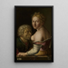 Caritas Romana - Georg Pencz — gerahmtes Bild an der Wand