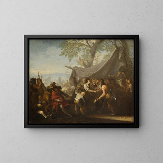 Georg Philipp Rugendas the Elder - Event at a Military Camp Wedding at a Military Camp.webp