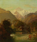 Die Aussicht auf die Jungfrau bei Interlaken - Georg Rudolf König — Ansicht des Kunstwerks