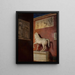 Ecken eines Flurs im Thorvaldsen-Museum - Georg Seligmann — gerahmtes Bild an der Wand