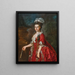 Portrait der Erzherzogin Marie Christine Herzogin von Teschen 1742-1798 - Georg Weikert — gerahmtes Bild an der Wand