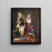 Der Schreiber - Georg Wilhelm Timm — gerahmtes Bild an der Wand