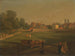 Ansicht des Westends eines Teils von Westminster und Bird Cage Walk, aufgenommen vom Moulin - George Arnald — Ansicht des Kunstwerks