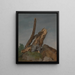 Studie der Felsen und Zweige - George Augustus Wallis — gerahmtes Bild an der Wand