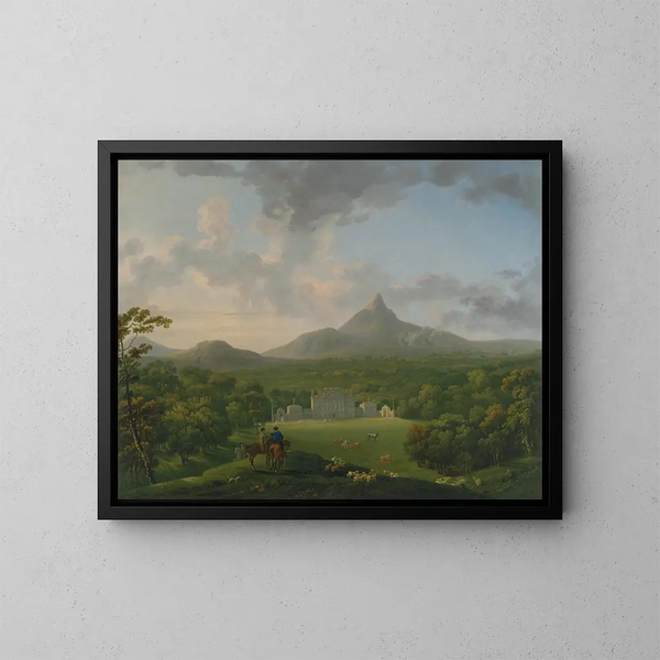 Powerscourt, Landkreis Wicklow, Irland - George Barret — gerahmtes Bild an der Wand