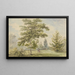 L'Acacia - George Barret — gerahmtes Bild an der Wand
