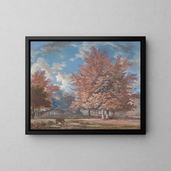 Blick in einen Park - George Barret — gerahmtes Bild an der Wand
