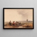 Campement gitan en Hollande - George Bryant Campion — gerahmtes Bild an der Wand