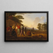 Tir pour le bœuf - George Caleb Bingham — gerahmtes Bild an der Wand