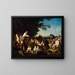 Discours sur une souche - George Caleb Bingham — gerahmtes Bild an der Wand