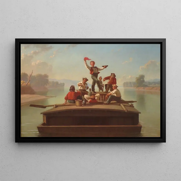 George Caleb Bingham - The Jolly Flatboatman.webp